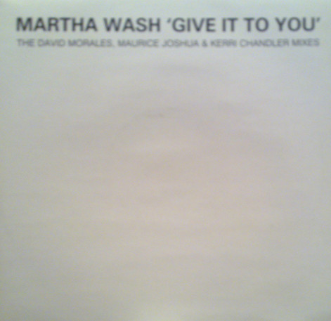 Martha Wash - Give It To You | RCA (MARTHA 1) - main
