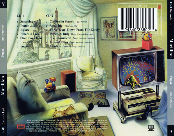 Marillion - Fugazi (2CD) [CD] | EMI (7243 4 93369 2 6) - 2