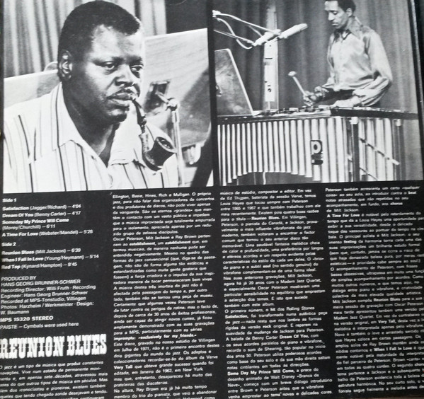 Oscar Peterson , Milt Jackson , Ray Brown , Louis Hayes - Reunion Blues | MPS Records (MPS 15320) - 2