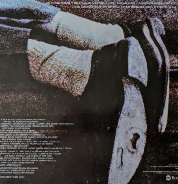 Steely Dan - The Royal Scam | ABC Records (ABCD-931) - 2 Steely Dan - The Royal Scam | ABC Records (ABCD-931) - 2