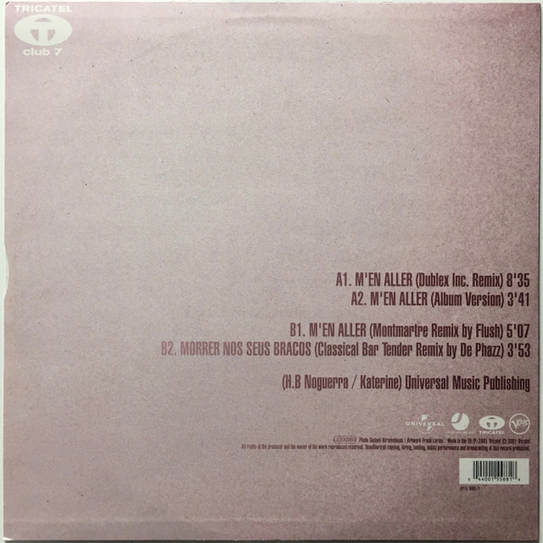Helena Noguerra - Remixes | Tricatel (015 588-1) - 2 Helena Noguerra - Remixes | Tricatel (015 588-1) - 2