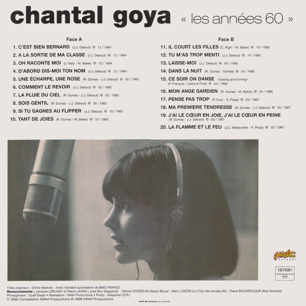 Chantal Goya - Les Années 60 | Magic Records (187681) - 2 Chantal Goya - Les Années 60 | Magic Records (187681) - 2