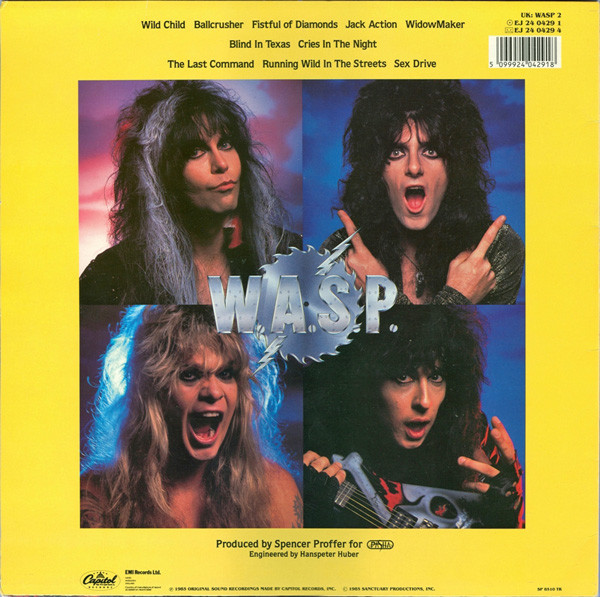 W.A.S.P. - The Last Command | Capitol Records (EJ 24 0429 1) - 2 W.A.S.P. - The Last Command | Capitol Records (EJ 24 0429 1) - 2