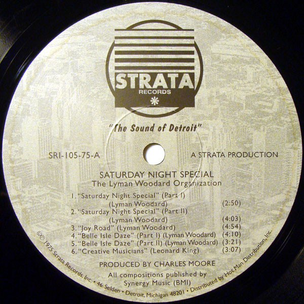 The Lyman Woodard Organization - Saturday Night Special | Strata Records (SRI-105-75) - 3