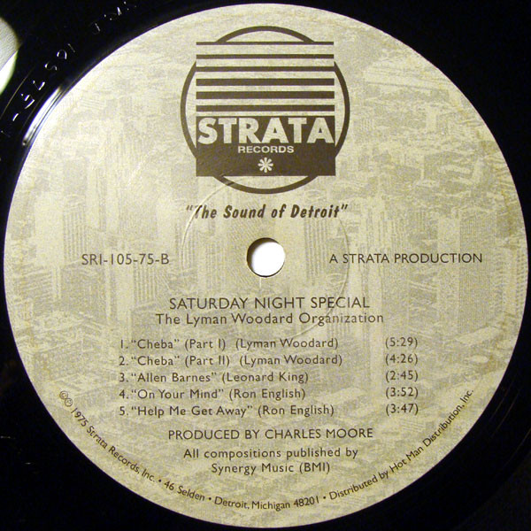 The Lyman Woodard Organization - Saturday Night Special | Strata Records (SRI-105-75) - 4