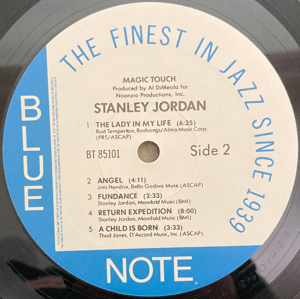 Stanley Jordan - Magic Touch | Blue Note (BT 85101) - 4