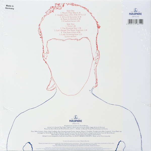 David Bowie - Aladdin Sane | Parlophone (DBAS 50) - 3 David Bowie - Aladdin Sane | Parlophone (DBAS 50) - 3