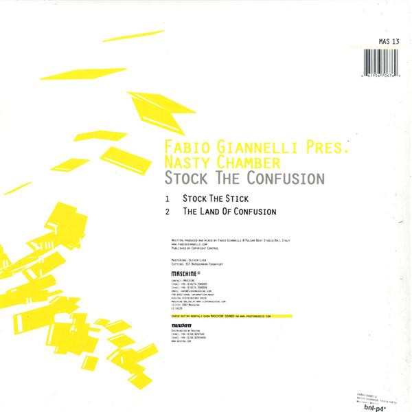 Fabio Giannelli Pres. Nasty Chamber - Stock The Confusion | Maschine (MAS 13) - 2