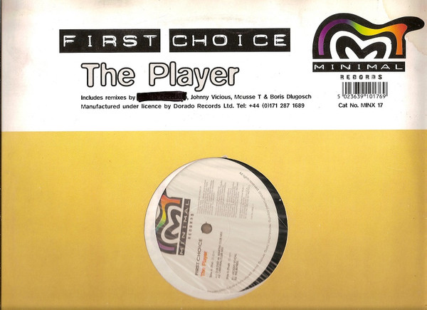 First Choice - The Player (Remixes) | Minimal Records (MINX 17) - main