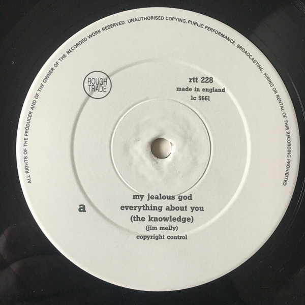 My Jealous God - Everything About You | Rough Trade (rtt 228) - 4