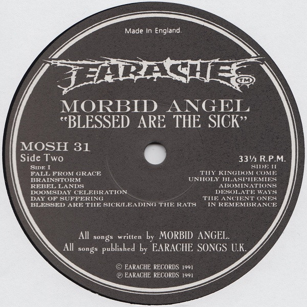 Morbid Angel - Blessed Are The Sick | Earache (MOSH 31) - 4 Morbid Angel - Blessed Are The Sick | Earache (MOSH 31) - 4