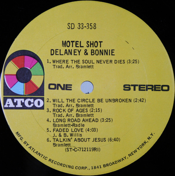 Delaney & Bonnie & Friends - Motel Shot | Atco Records (SD-33-358) - 4