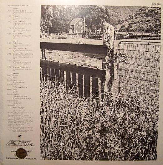 The Flying Burrito Bros - The Flying Burrito Bros | Ricordi (ORL 8073) - 2 The Flying Burrito Bros - The Flying Burrito Bros | Ricordi (ORL 8073) - 2