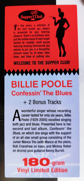 Billie Poole With Junior Mance Trio And Kenny Burrell - Confessin' The Blues | Supper Club (041) - 3 Billie Poole With Junior Mance Trio And Kenny Burrell - Confessin' The Blues | Supper Club (041) - 3