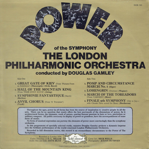 London Philharmonic Orchestra - Power Of The Symphony | Stereo Gold Award (MER 393) - 2
