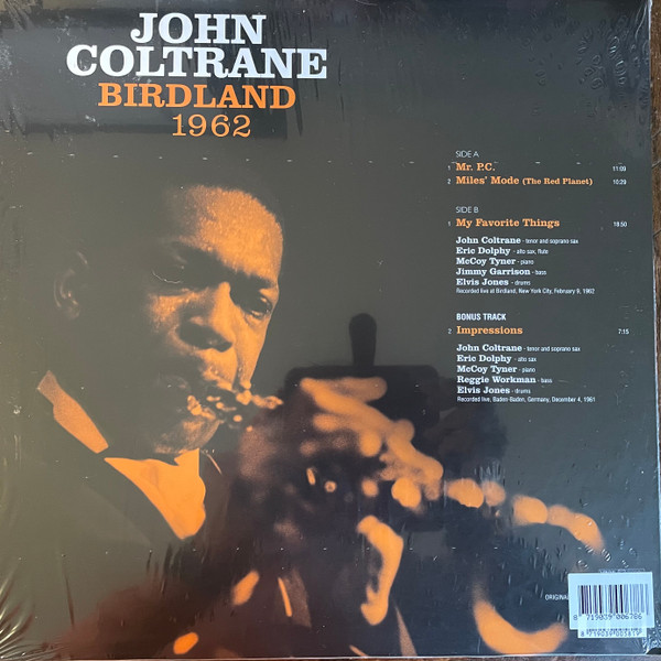 John Coltrane - Birdland 1962 | Vinyl Passion (VP 90125) - 2