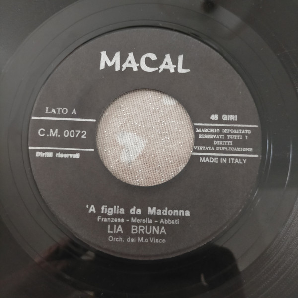 Lia Bruna - 'A Figlia Da Madonna | Macal (C.M. 0072) - main