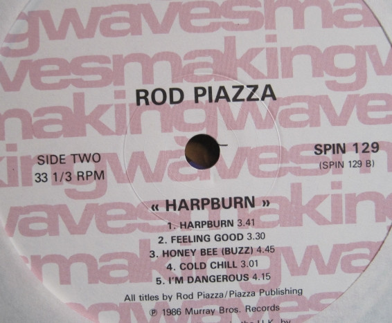 Rod Piazza - Harpburn | Making Waves (SPIN 129) - 4
