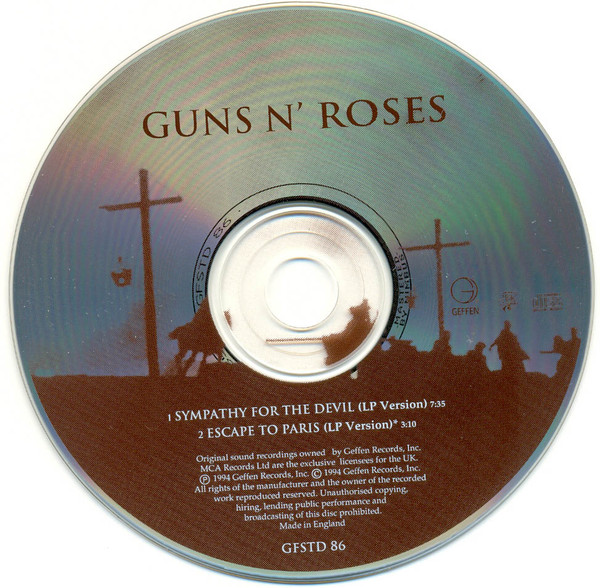 Guns N' Roses - Sympathy For The Devil | Geffen Records (GFSTD 86) - 2 Guns N' Roses - Sympathy For The Devil | Geffen Records (GFSTD 86) - 2