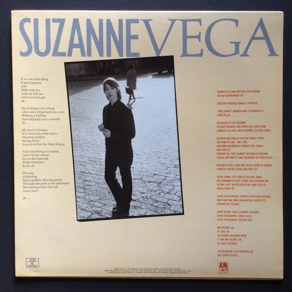 Suzanne Vega - Suzanne Vega | A&M Records (SP-5072) - 2