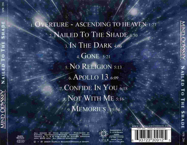 Mind Odyssey - Nailed To The Shade | Napalm Records (NPR 286) - 2