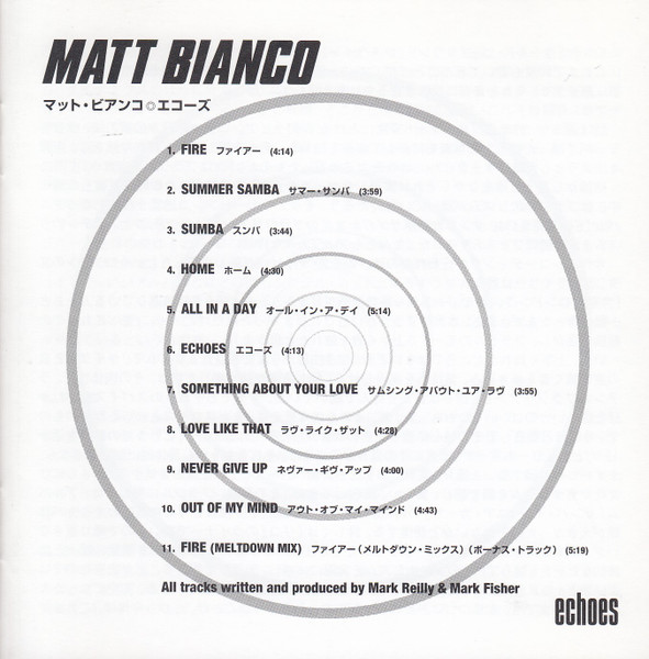 Matt Bianco - Echoes | Victor (VICP-61881) - 4