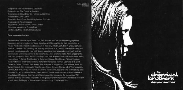 The Chemical Brothers - Dig Your Own Hole | Freestyle Dust (XDUSTCD2) - 3
