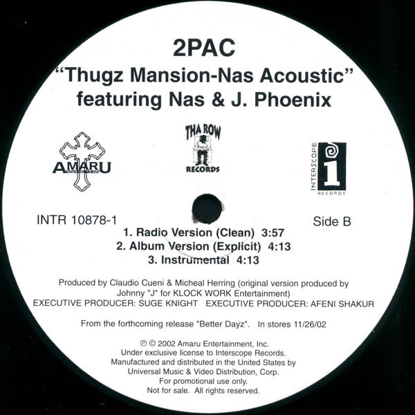 2Pac - Thugz Mansion | Interscope Records (INTR-10878-1) - 4 2Pac - Thugz Mansion | Interscope Records (INTR-10878-1) - 4