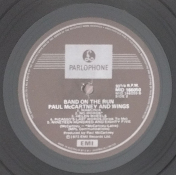Wings - Band On The Run | Parlophone (MID 166050) - 3 Wings - Band On The Run | Parlophone (MID 166050) - 3