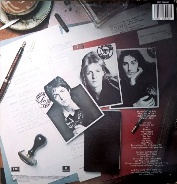 Wings - Band On The Run | Parlophone (MID 166050) - 2 Wings - Band On The Run | Parlophone (MID 166050) - 2