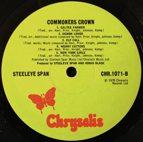 Steeleye Span - Commoners Crown | Chrysalis (CHR 1071) - 4 Steeleye Span - Commoners Crown | Chrysalis (CHR 1071) - 4