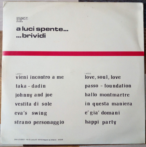 Orchestra Monti - Zauli - A Luci Spente... Brividi | Studio 7 (LP 1100) - 2 Orchestra Monti - Zauli - A Luci Spente... Brividi | Studio 7 (LP 1100) - 2