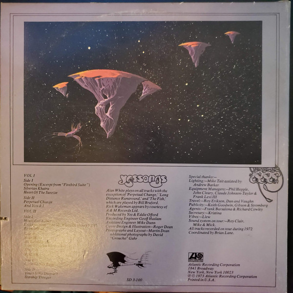 Yes - Yessongs | Atlantic (SD 3-100) - 2