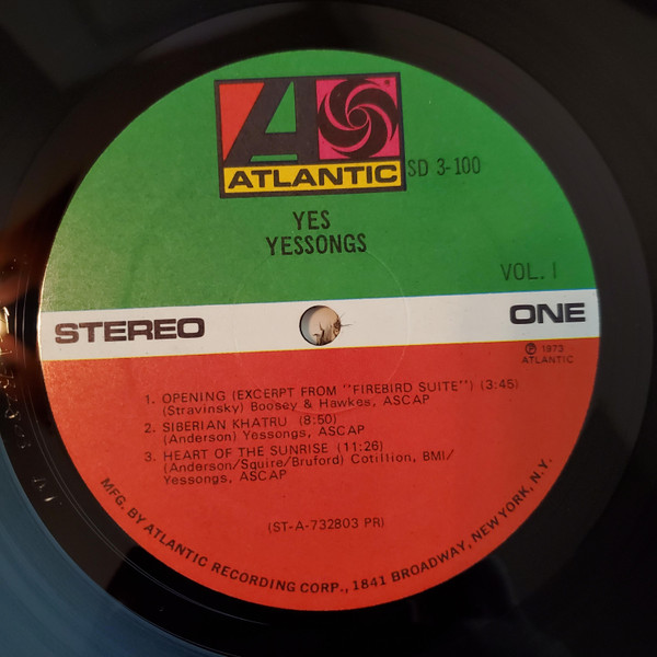 Yes - Yessongs | Atlantic (SD 3-100) - 4