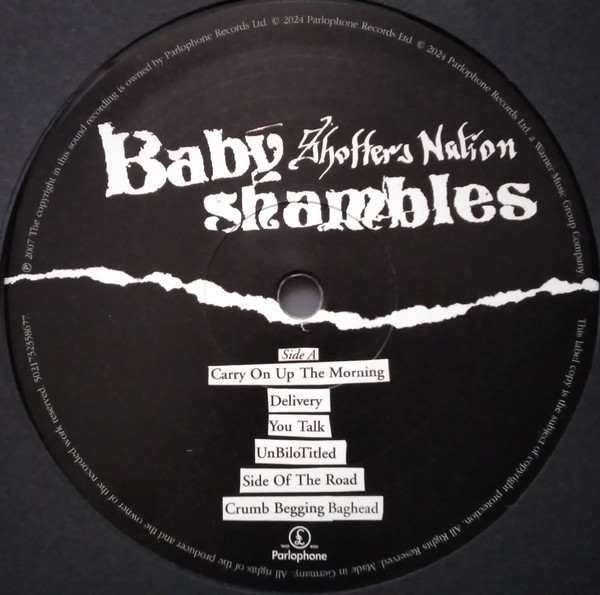Babyshambles - Shotter's Nation (Limited Edition - Clear Vinyl) [Vinyl] | Parlophone (5021732358677) - 3