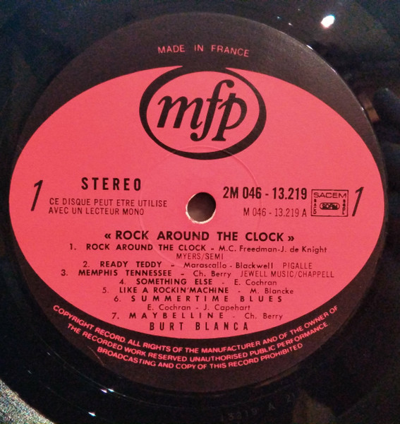 Burt Blanca - Rock Around The Clock | Music For Pleasure (2M046-13219) - 3