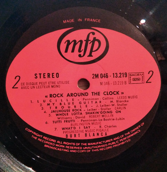 Burt Blanca - Rock Around The Clock | Music For Pleasure (2M046-13219) - 4