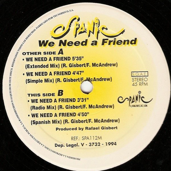 We Need A Friend