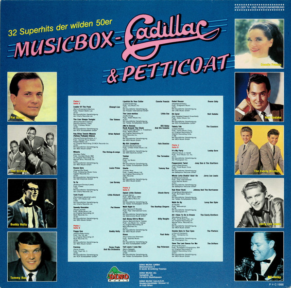 Various - Musicbox, Cadillac & Petticoat (32 Superhits Der Wilden 50er) | Dino Music (LP 1111) - 4