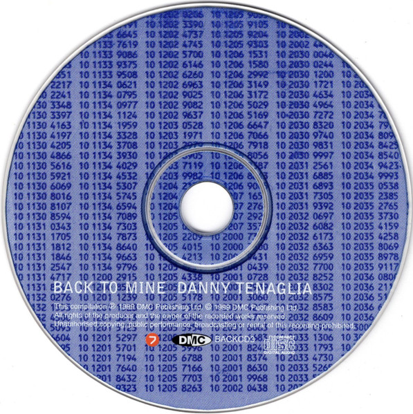 Danny Tenaglia - Back To Mine | DMC (BACKCD3) - 3