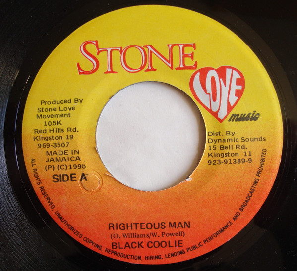 Black Coolie - Righteous Man | Stone Love Music (none) - main