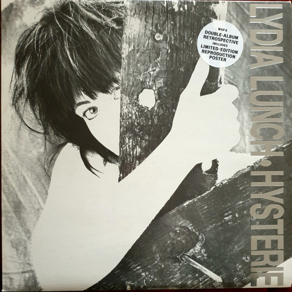 Lydia Lunch - Hysterie 2LP - INSERT - NO POSTER | Widowspeak Productions (WSP 8)