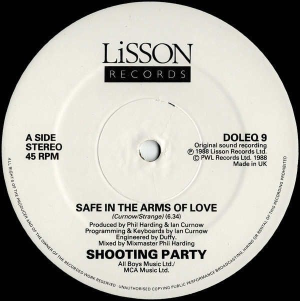 Shooting Party - Safe In The Arms Of Love | Lisson Records (DOLEQ 9)