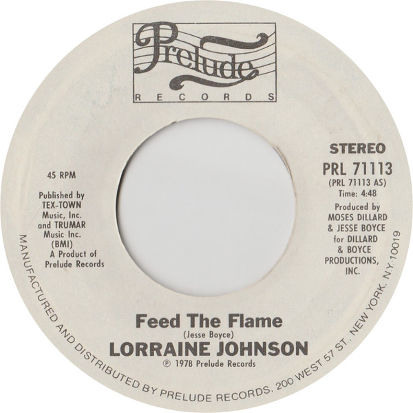 Lorraine Johnson - Feed The Flame | Prelude Records (PRL 71113)