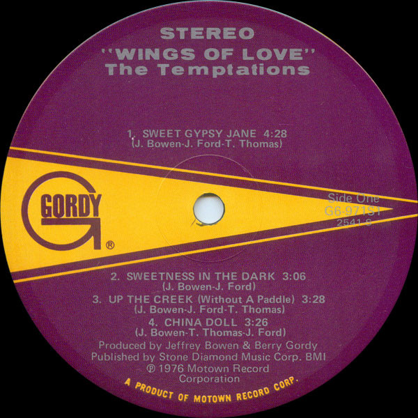 The Temptations - Wings Of Love | Gordy (G6-971S1) - 2 The Temptations - Wings Of Love | Gordy (G6-971S1) - 2
