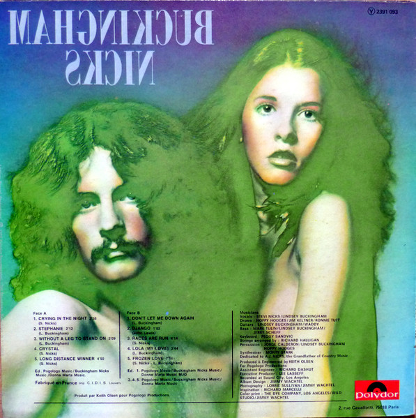 Buckingham Nicks - Buckingham Nicks | Polydor (2391 093) - 2 Buckingham Nicks - Buckingham Nicks | Polydor (2391 093) - 2