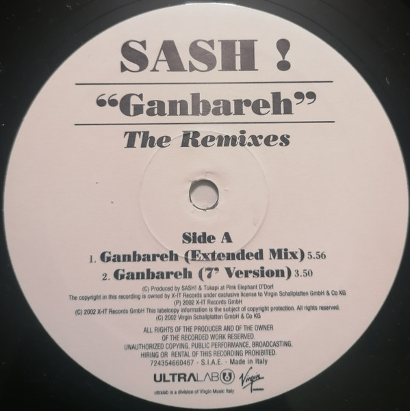 Sash! - Ganbareh (The Remixes) | Virgin (724354660467) - 2