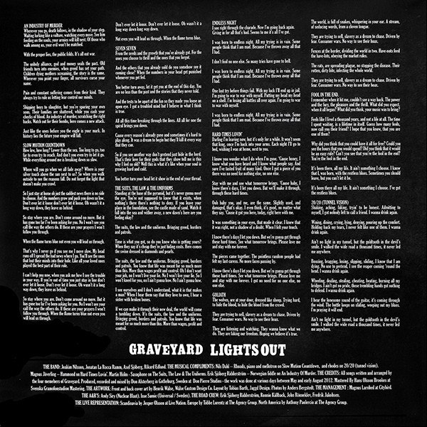 Graveyard - Lights Out | Nuclear Blast (NB 2963-1) - 4