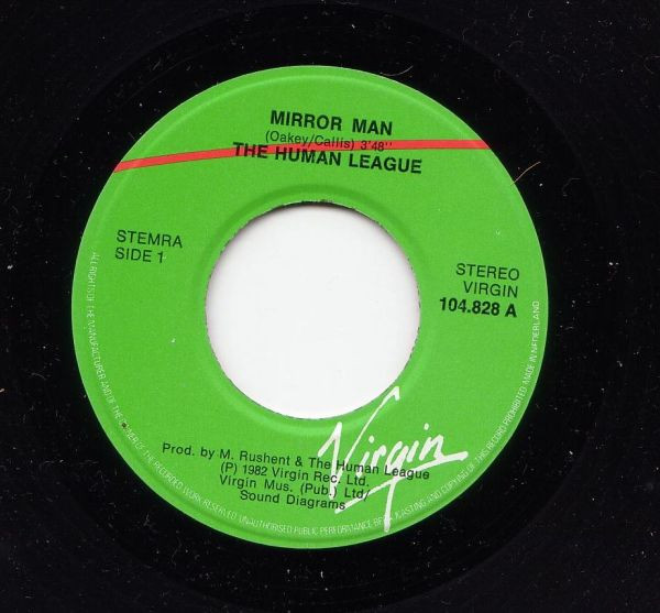The Human League - Mirror Man | Virgin (104.828) - 4 The Human League - Mirror Man | Virgin (104.828) - 4