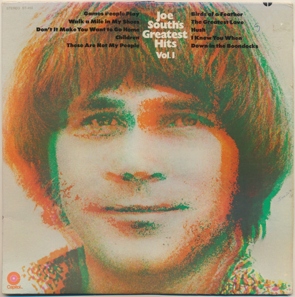 Joe South - Joe South's Greatest Hits Vol. I | Capitol Records (ST-450)
